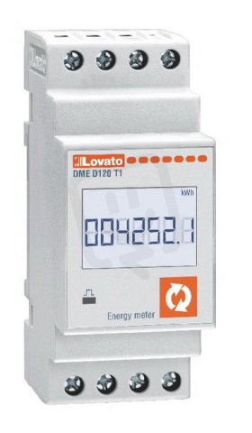 Lovato DMED120T1 Jednofázový elektroměr 63A