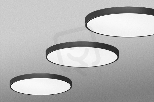 LENA BLACK d527x40mm 45W/3000K Mivvy Lighting LEN52HEL45W3KB