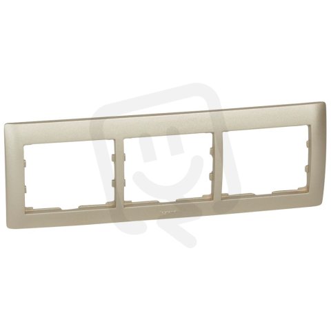 GALEA RÁMEČEK 3-NÁSOBNÝ HORIZONTÁLNÍ TITAN LEGRAND 771403