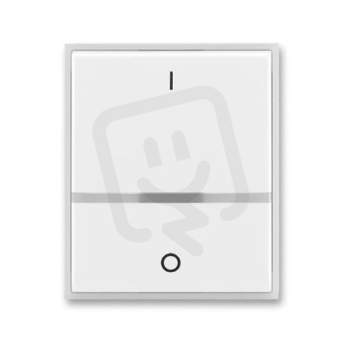 Kryt vypínače s průzor řaz 2S 3558E-A00655 01 bílá/ledová bílá Element Time ABB