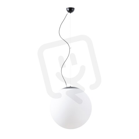 Závěsné svítidlo se skleněným stínidlem OSMONT ADRIA L4 23W IP40 E27 černá