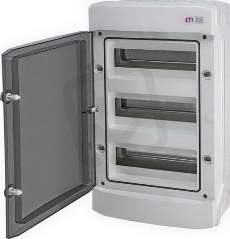 Nástěnná rozvodnice ECH-36PT 36M (3x12) IP65 ETI 001101064