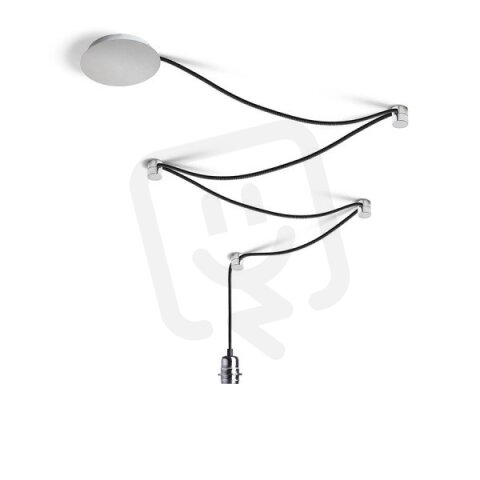 SPIDER I závěsná sada černá chrom 230V E27 15W RENDL R13493