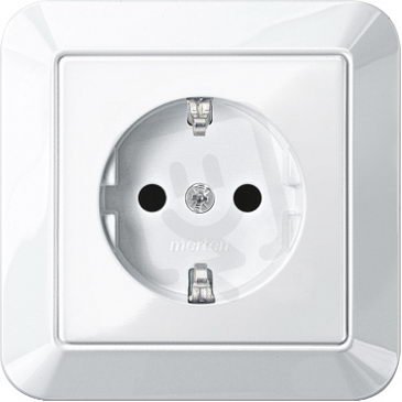 Schneider MEG2300-1019 Schuko zásuvka s rámečkem, polar white