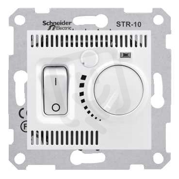 Sedna Termostat prostorový otočný s vypínačem, Polar SCHNEIDER SDN6000121