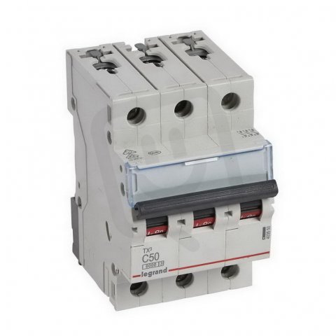 TX3 JISTIČ, 3 PÓLOVÝ, CHAR. C, 50A 6000A LEGRAND 403550