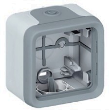 PLEXO 55 INSTALAČNÍ KRABICE PRO 1 PŘÍSTROJ ŠEDÁ LEGRAND 069651