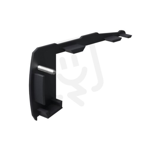 Záslepka KLUŚ STEP-L pro AL profil, černá /24125/ ALUMIA C28007C07