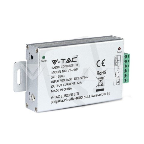 Radio Controller with Remote Control 4 Buttons, VT-4083 V-TAC SKU3303