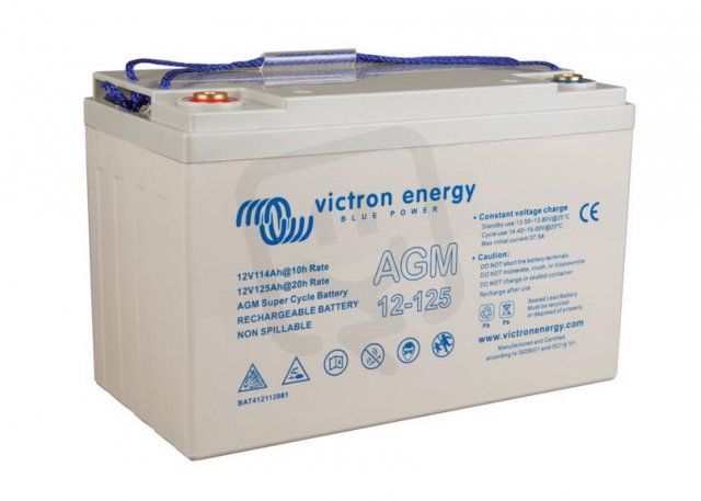 Solární baterie Victron Energy AGM Super Cycle 125Ah