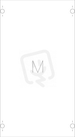 1M00A -montážní modul 250x450mm s krytem