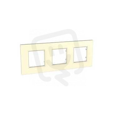 Unica Quadro Krycí rámeček trojnásobný, Marfil SCHNEIDER MGU2.706.25