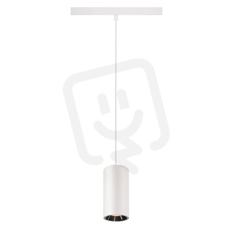 NUMINOS S 48 V TRACK DALI závěsné svítidlo bílé/chrom 16W 960 lm 2700K CRI90 20°