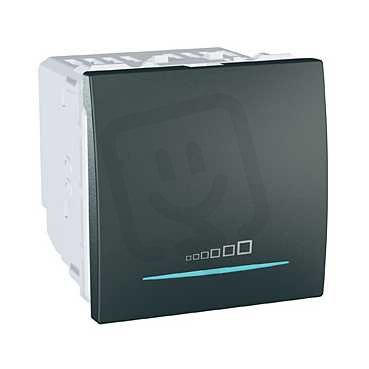 Unica Stmívač tlačítkový 20-350W, Grafit SCHNEIDER MGU3.515.12