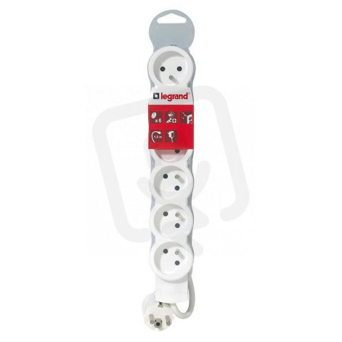 PRODLUŽ. PŘÍVOD 6x2P+T, 1,5MODULOVÝ LEGRAND 050061