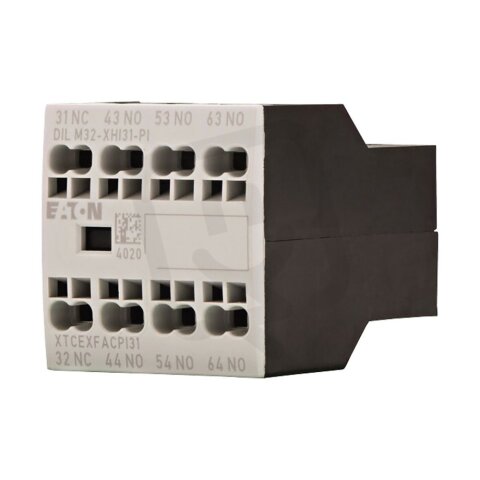 DILM32-XHI31-PI Pomocné kontakty pro stykače DILM7..38 PI 3Z 1V Push-in svorky