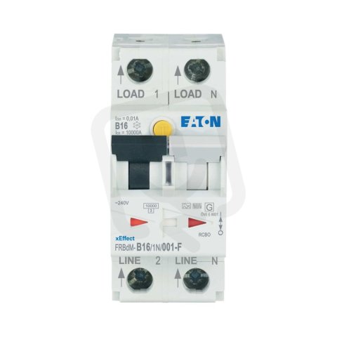 Digitální chránič s jističem 10kA FRBdM-B16/1N/001-F char B 1+N-pól 16A 0,01A