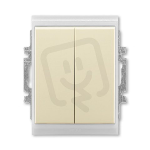 ABB Element 3558E-A52940 21 Přepínač dvojitý střídavý,řazení 6+6,IP44