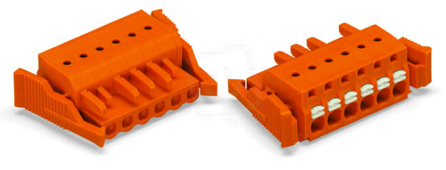 Pružinová svorka CAGE CLAMP 2,5mm2 11pól. oranžová WAGO 2231-311/037-000