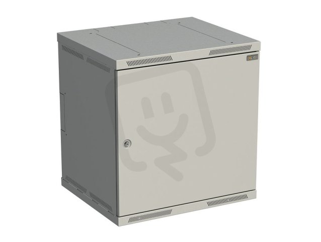 Rozvaděč nástěnný SENSA 12U 500mm, dveře plech, RAL 7035 SOLARIX 83000184