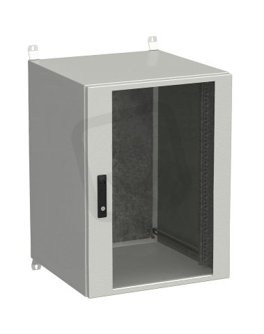 Rozvadeč nástěnný venkovní LC-20 18U 600x600 dveře sklo 3bod.zámek