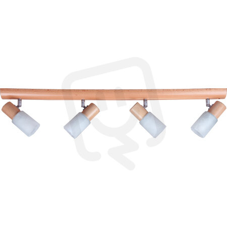 Bodové svítidlo Spots Compolux 911626/83 4x40 W buk