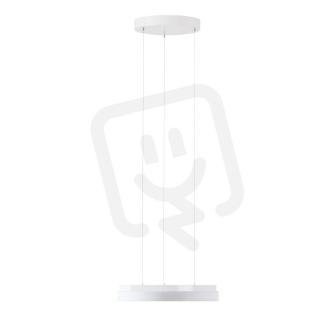 Závěsné LED svítidlo se skleněným stínidlem OSMONT CARINA LE1 25W IP40 4K bílá