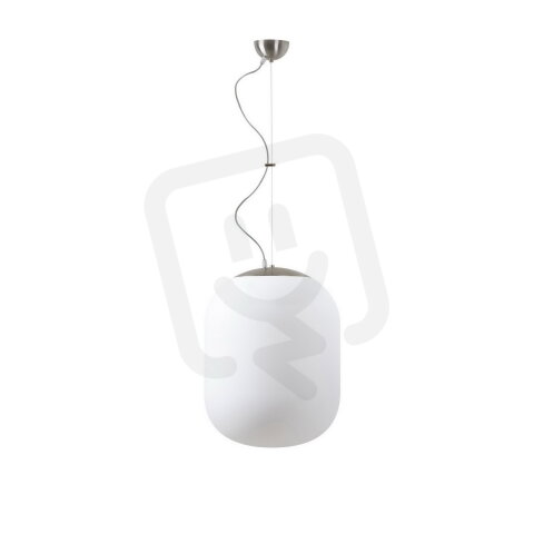 Závěsné LED svítidlo se skleněným stínidlem TANIA L1 27W IP40 DALI 3K nerez