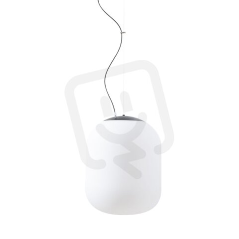 Závěsné LED svítidlo se skleněným stínidlem OSMONT TANIA L2 HP 59W IP40 3K černá