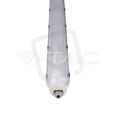 LED Waterproof Fitting M-SERIES 1500mm 48W 4000K Transparent SS Clip 120LM/W