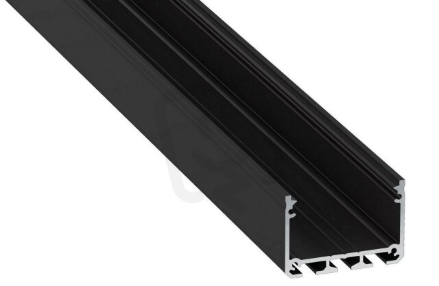 Hliníkový profil AL-PROFIL ILEDO BLACK 2M (10-0115-20) GREENLUX GXLP2033