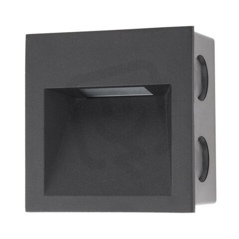 XGHOST IP20 WALL REC. FITTING 2W 100-240