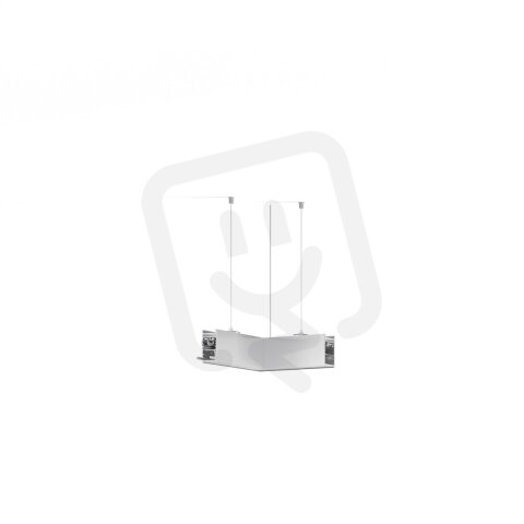 LED Svítidlo Serpent L, dolů, mléčný, 4000K, 11W, stříbrná ALUMIA FPSE102-0140DB