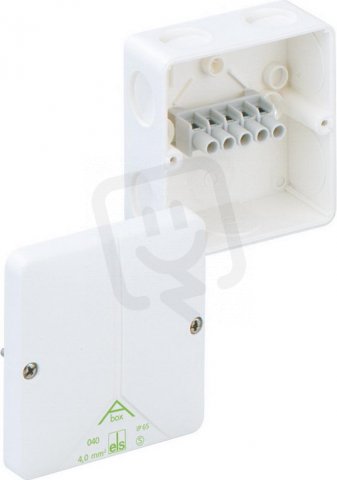 Spojovací krabice Abox 040-4mm2/w bílá IP65 IK07 93x93x55mm SPELSBERG 80410701