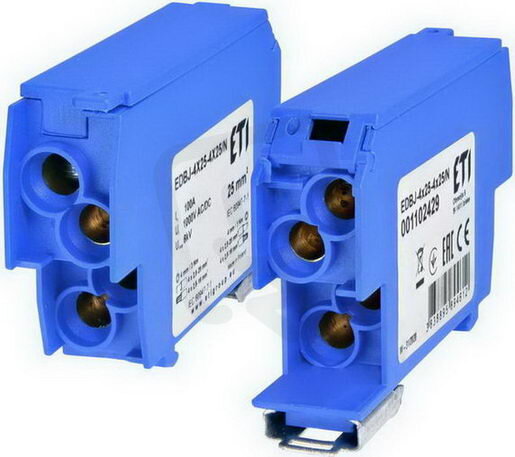 Distribuční blok EDBJ-4x25-4x25/N ETI 001102429