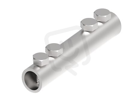 Spojovací trubičková svorka na drát 8/10mm, 4 šrouby M6x10, V2A GROMTOR 105113