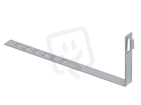 Držák vedení s příchytkou pod střešní krytinu L330 rovný drát 8mm StZn 415712