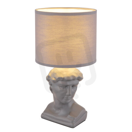 Stolní lampa HERMES stříbro 1x40W E14  GLOBO 21732G