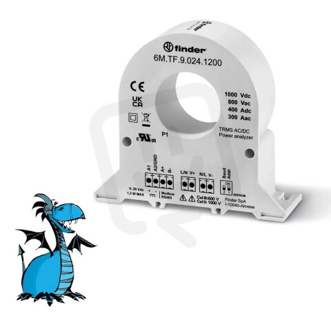 Analyzátor el. energie, 1F, do 300A-800VAC/1000VDC FINDER 6M.TF.9.0241200
