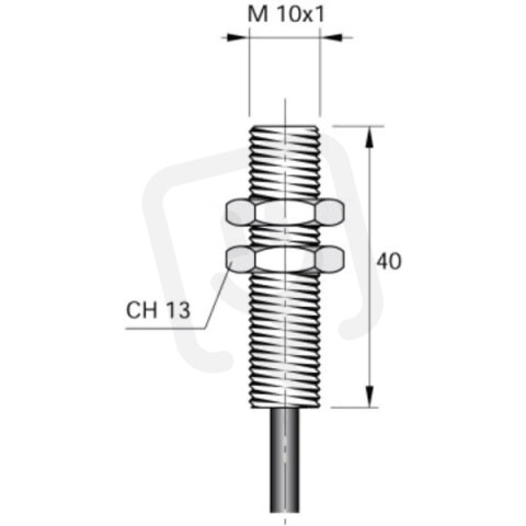 Válcový magnetický senzor AECO SMC-10 S LC5