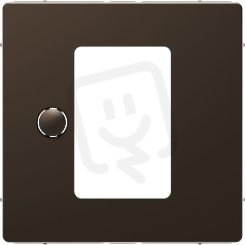 Centrální deska, Merten System D, pro termostaty, mocca, plast MEG5775-6052