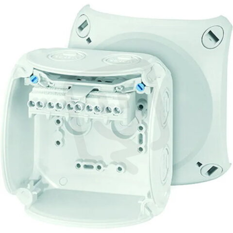Kabelova rozvodka 1,5-4 mm2 3f, 6 mm2 1f, 5pol. svorka HENSEL KF 0404 G