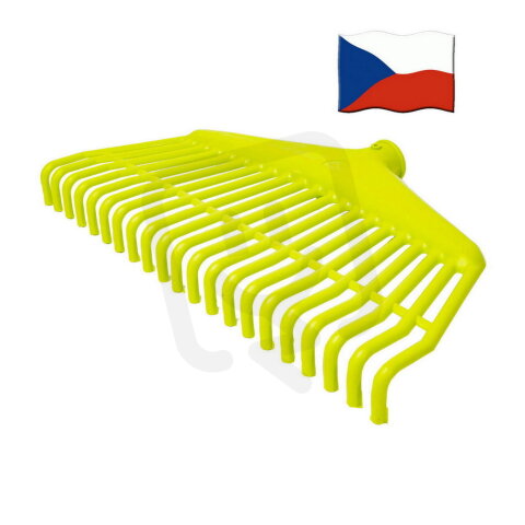 Hrábě plastové švédské 370x210 mm / 21 zubů XTLINE CH0208