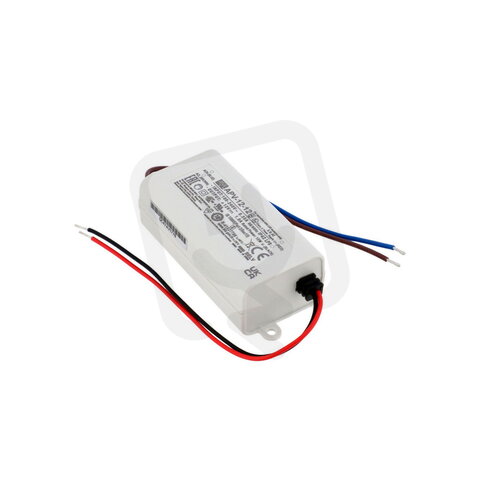 LED napájecí zdroj s konstantním napětím APV-12-12V IP42 MW LED-POL ORO15002