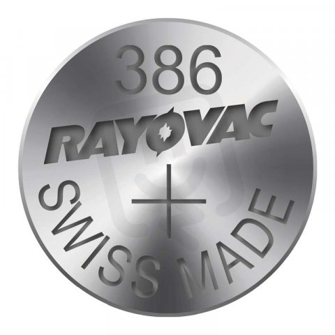 Knoflíková baterie RAYOVAC 386 do hodinek Emos 10BL