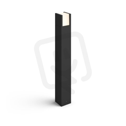 Philips Hue White Fuzo LED venkovní sloupek dl. 77cm 1150lm 2700K IP44 černá