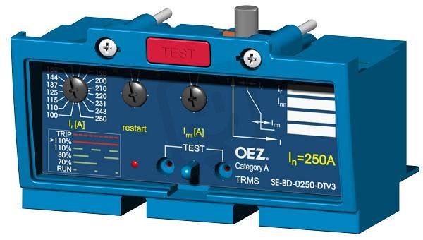 SE-BD-0250-DTV3 Nadproudová spoušť char.D 250A 100-250A,pro BD250 OEZ:24100