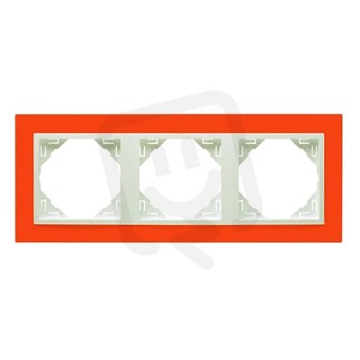 3-rámeček oranžová, mezirámeček ledová 90930 TJG oranžová/ledová ELKO EP
