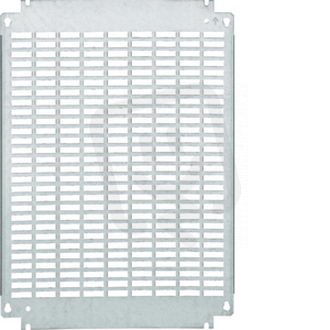 Montážní deska z perfor. plechu 650x500 mm, System S /FL48P/ HAGER FL477A