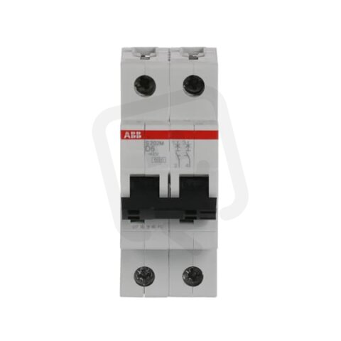 S202M-D6 2F jistič 6 A char. D 10kA ABB 2CDS272001R0061